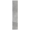 vidaXL Wall Shelf Concrete Grey Engineered Wood 37.8x4.7x25.2 in