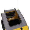 vidaXL Pet Bike Trailer Yellow Oxford fabric Medium Pet Bike Trailer