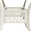 vidaXL Bistro Set White Cast Aluminum Standard Durable Bistro Set