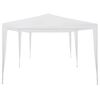 vidaXL Party Tent White Polyethylene and Steel 10x20 ft Folding