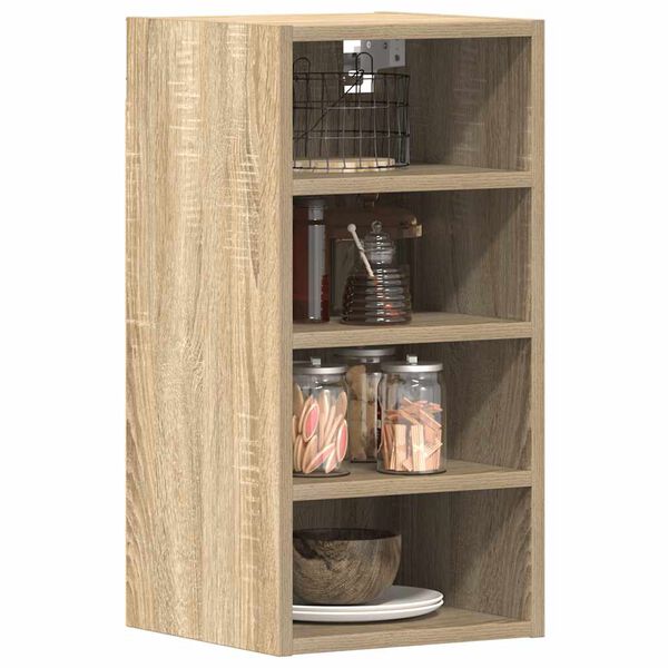 vidaXL Hanging Cabinet Sonoma Oak Engineered wood Medium Wall mounting