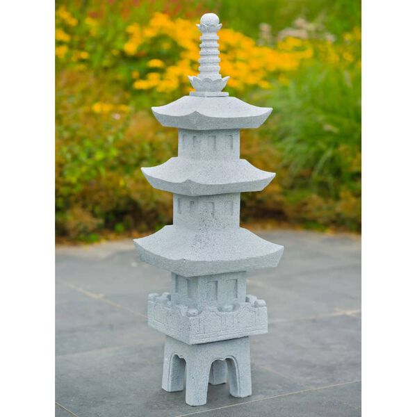 Ubbink Garden Lantern Grey Poly-resin Large Garden Lantern Other