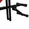 vidaXL Adjustable Sit-up Bench with Barbell and Dumbbell Set 67.2 lb (90641+90377)