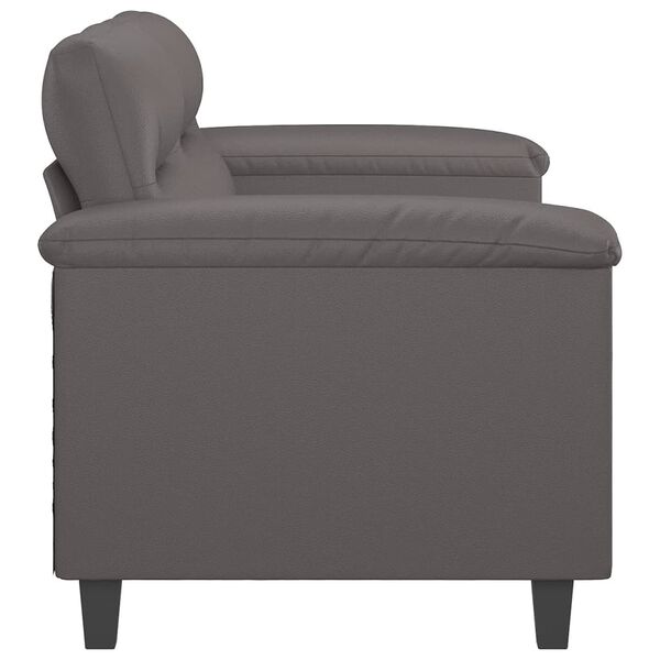 vidaXL 2-seater Sofa Grey