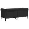 vidaXL Chesterfield Sofa Black