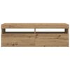 vidaXL TV Cabinet Artisan Oak Engineered Wood 47.2x13.8x15.7 in