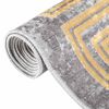 vidaXL Rug Grey 100% Polyester 31.5x118.1 in Rug Rectangular