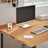 vidaXL Desk Top Light Brown 70.9x47.2x1.6" Solid Wood Oak Rectangular