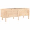 vidaXL Garden Raised Bed Natural wood Solid pine wood (untreated) Large