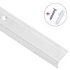 vidaXL Stair Nosings in L-shape 5 pcs Aluminium 35.4 " Silver