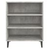 vidaXL Sideboard Concrete Grey Engineered wood, metal Medium Sideboard
