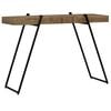 vidaXL Console Table Natural Wood and Black Reclaimed Teak Medium