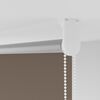 vidaXL Roller Blind Coffee Polyester 55.1 in width x 59.1 in height