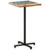 vidaXL Bistro Table Mixed colors with black base Solid reclaimed wood