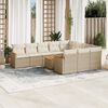 vidaXL Garden Sofa Set Beige