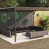 vidaXL Garden Lounge Set Dark Grey