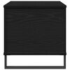 vidaXL Coffee Table Black Oak 23.62 x 17.52 x 17.72 in