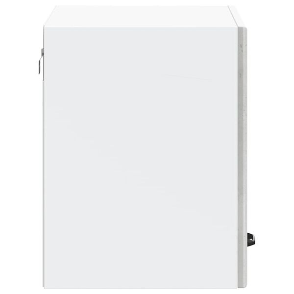 vidaXL Kitchen Wall Cabinet Concrete grey Engineered wood Compact
