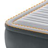 INTEX Airbed White and Grey Vinyl with velvet top layer Queen Portable