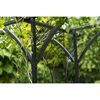 Nature Garden Arch Black Galvanized steel with epoxy coating