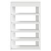 vidaXL Shoe Rack White Engineered wood Good for small spaces Shoe Rack