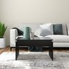 vidaXL Coffee Table Black Engineered wood 26.8x19.7x15.0 in Sturdy