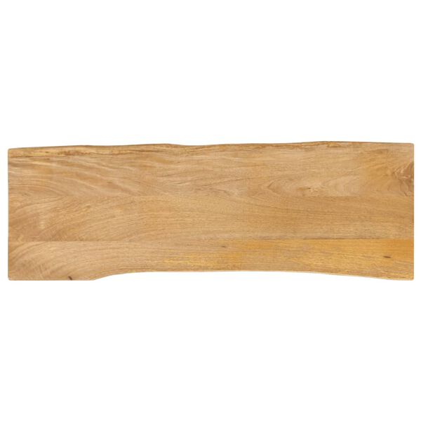 vidaXL Table Top Natural wood Solid mango wood 43.3x15.7 in Durable