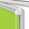 vidaXL Roller Blind Leaves green 100% Polyester 25.6x90.6 in