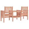 vidaXL Garden Bench Natural Wood Solid Douglas Wood Standard