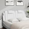vidaXL Headboard Cushion White