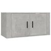 vidaXL TV Cabinet Set Set of 4 Concrete grey Engineered wood