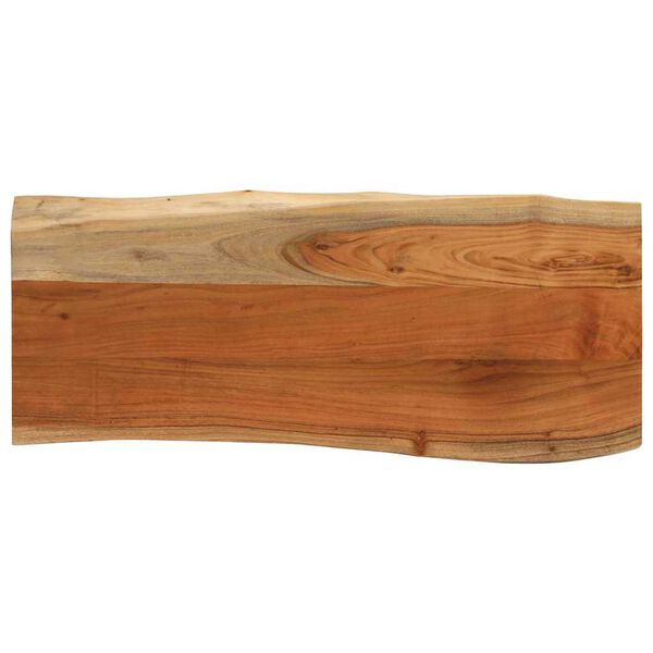 vidaXL Table Top Natural Solid Acacia wood 35.4 x 15.7 in Durable