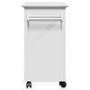 vidaXL Kitchen Trolley "BODO" White 28.3x17.7x31.5"