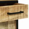 vidaXL Sideboard with Drawer 27.56 x 13.78 x 27.56 in Solid Mango wood