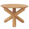 vidaXL Garden Table Warm Brown
