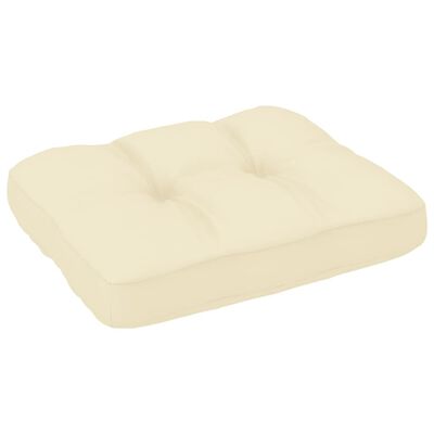 vidaX Pallet Sofa Cushion Cream 19.7"x15.7"x3.9"