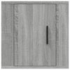 vidaXL Wall Mounted TV Cabinet Set of 2 Gray sonoma Engineered wood