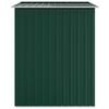 vidaXL Garden Shed Green Galvanized steel 80.7x50.8x72.0 in Durable