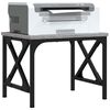 vidaXL Printer Stand Gray Sonoma 15.7"x11.8"x12.2" Engineered Wood