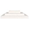 vidaXL Planter White Solid Pine Wood Large Decorative Inlays