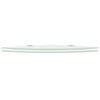 vidaXL Corner Shelf Set of 2 White Tempered glass 9.8 x 9.8 in