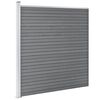 vidaXL Garden Fence WPC 275.2"x73.2" Gray