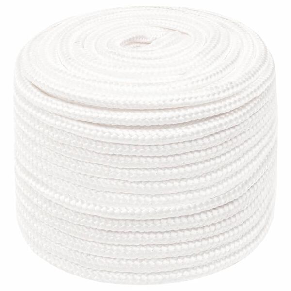 vidaXL Boat Rope Full White 0.47 " 820.2 ' Polypropylene