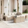 vidaXL Garden Sofa Set Beige