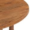 vidaXL Dining Table Natural wood Solid mango wood Medium Durable