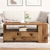 vidaXL Coffee Table Old Wood 40.16 x 21.65 x 17.13 in Engineered Wood