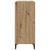 vidaXL Record Cabinet Artisan Oak Engineered wood, metal