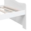 vidaXL Day Bed White Solid Pinewood 35.4x78.7in