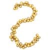 vidaXL Christmas Balls Garland Gold Polystyrene 68.9 in long