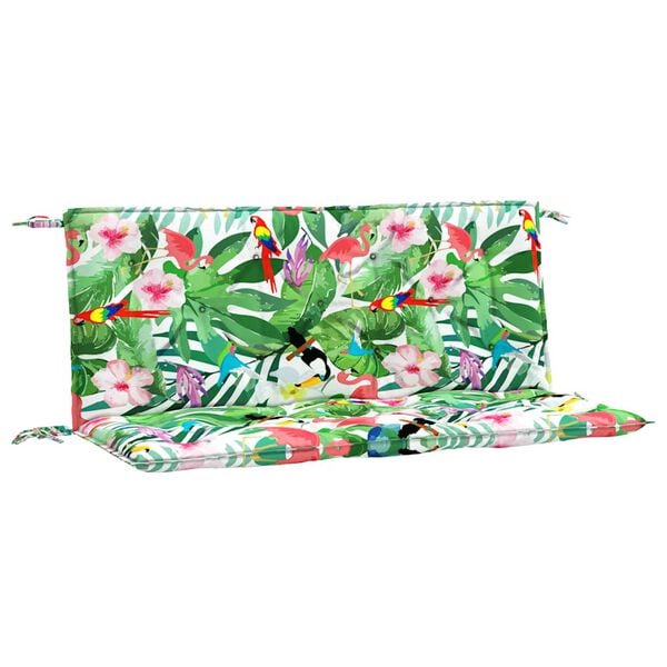 vidaXL Garden Bench Cushion Set of 2 Multicolour Fabric (100% polyester)